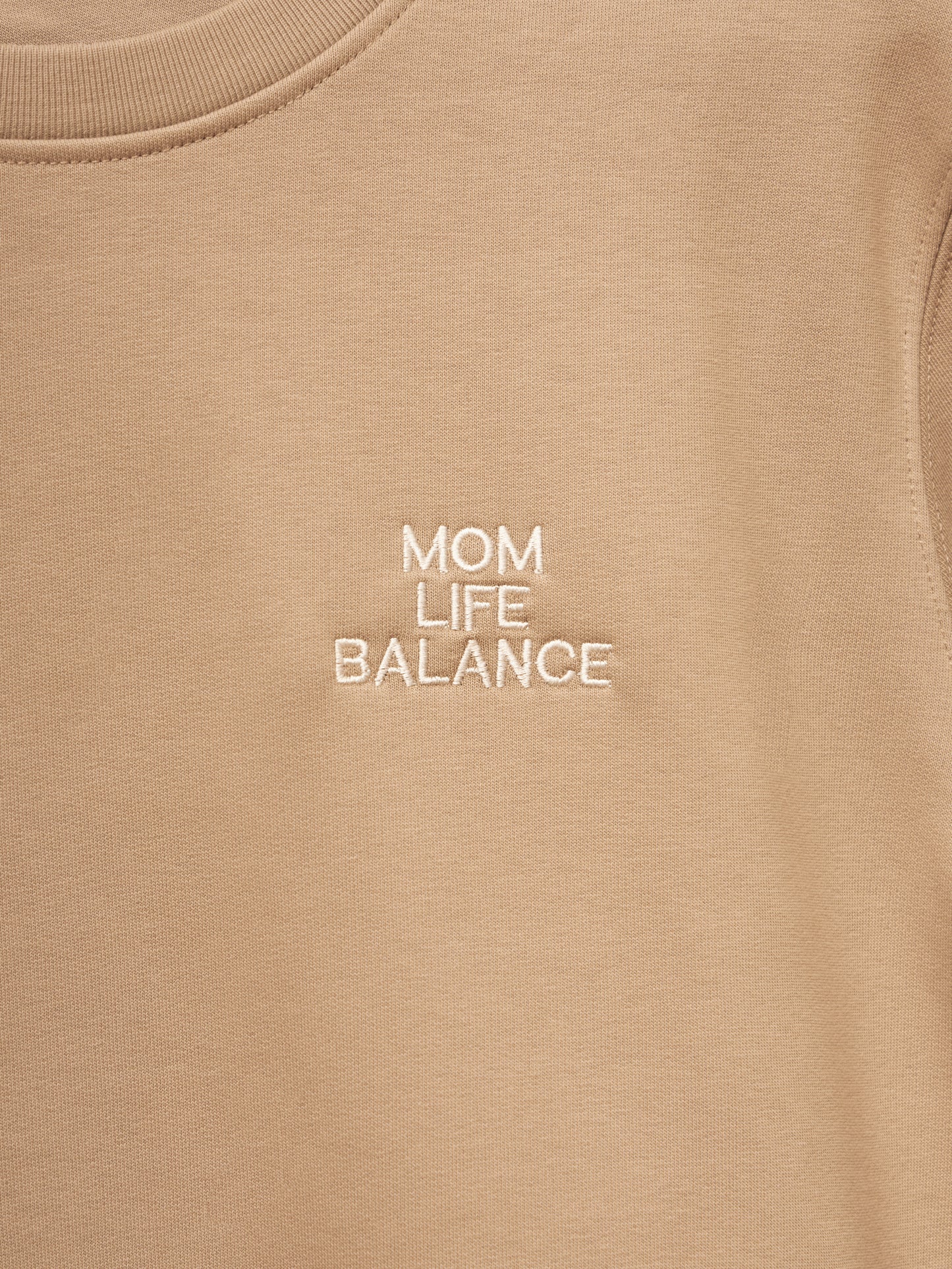 Mom Life Balance Sweater Stick & Print Wavy