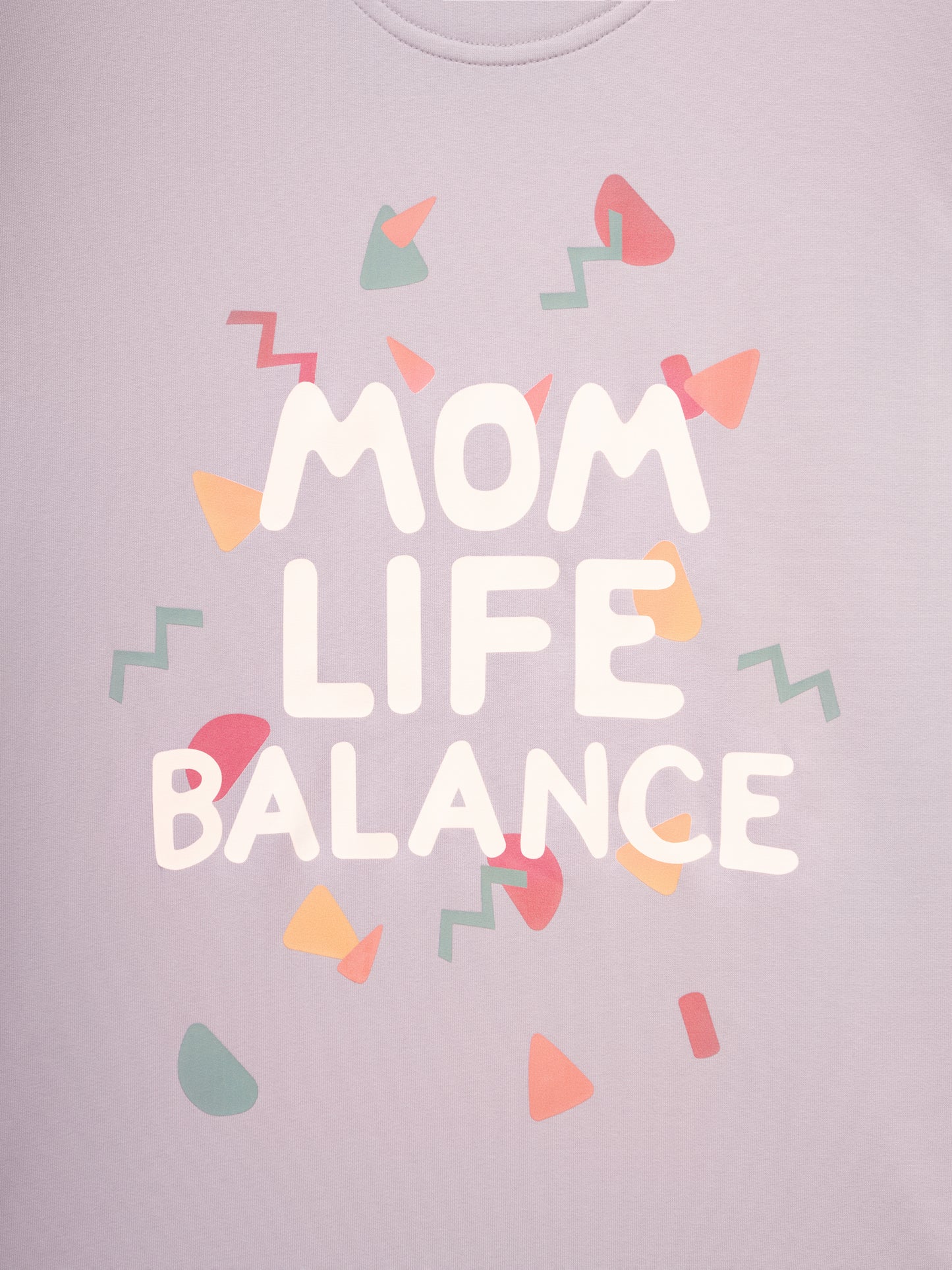 Mom Life Balance Sweater Stick & Print Konfetti